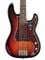 Fender American Pro II Precision Bass Rosewood Neck Mercury with Case Front View